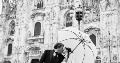 Renowned Italian Novelist Davide Amante Ties the Knot with Former Model-Turned-IT Professional Fatine in a Unique Milanese Celebration