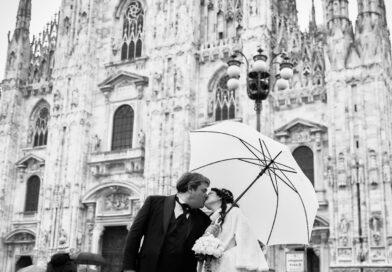 Renowned Italian Novelist Davide Amante Ties the Knot with Former Model-Turned-IT Professional Fatine in a Unique Milanese Celebration